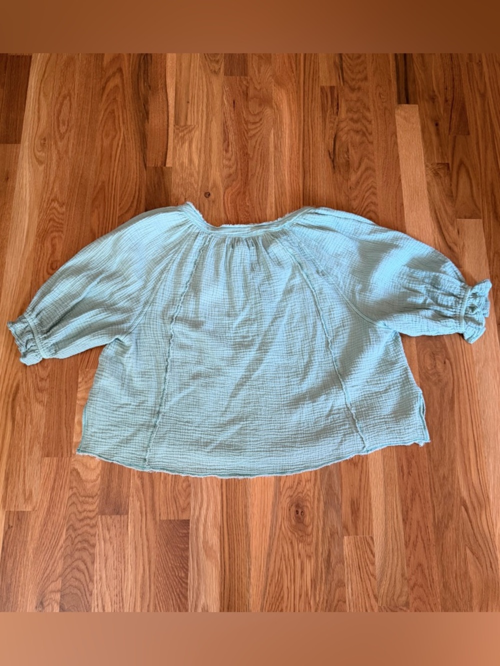 Free People We The Free Lucy Aqua Swing Top - Picture 5 of 6